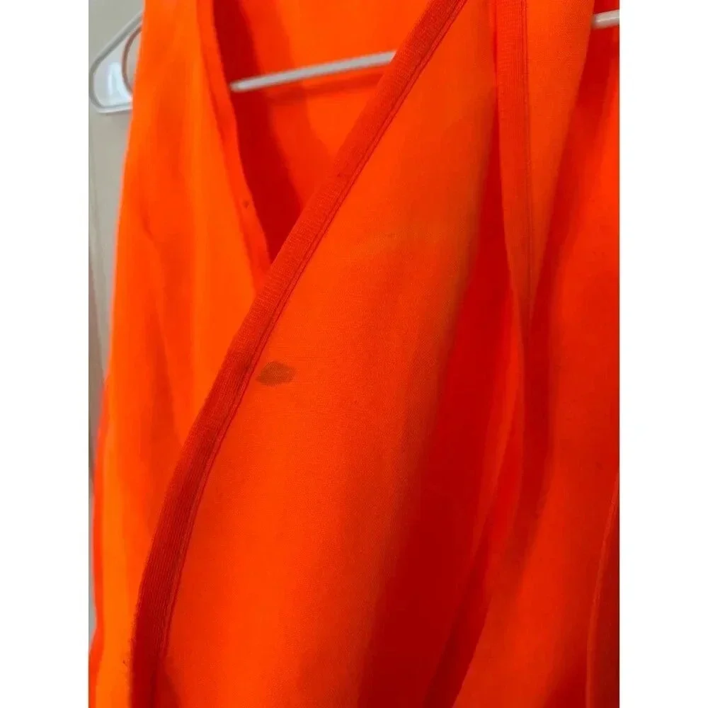 Men’s size large orange safety vest